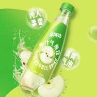 百事可乐 美年达Mirinda 苹果味果汁气泡饮 碳酸饮料 450ml*12瓶 百事出品