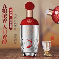 五粮液股份 福禄寿禧经典纯粮固态优级浓香型白酒52度500ml*2瓶宴请送礼