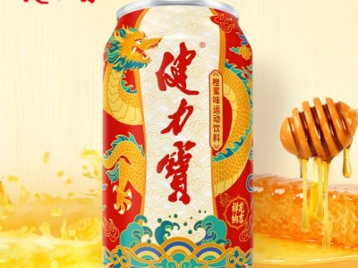 健力宝运动碳酸饮料含蜂蜜补充电解