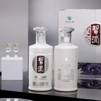 习酒 银质 酱香型白酒 53度 500mL 2瓶 礼盒装(含礼品袋）