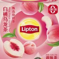 立顿（Lipton）热泡水果茶 白桃乌龙茶调味茶 花草花果茶 独立三角茶包7包12.6g