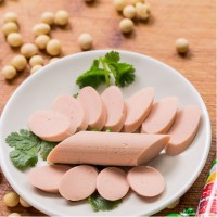 齐善食品素火腿肠组合 素肉大豆制品便携零食 素食香肠佛家斋菜素肠烧烤肠 素火腿肠150g*3包共15根